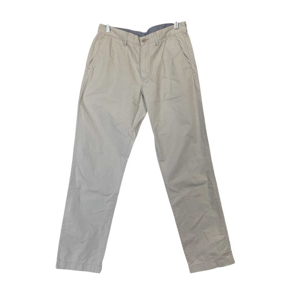 J. Crew Lightweight Men's Urban Slim Cotton Casual Preppy Tan Pants Size 32/32
